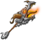 Fiery Flame Staff of the Dragon Lord
