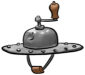Steel Hat with Crank
