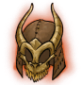 Draconian Helmet of the Goat Skull