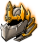 Unfriendly Helmet with Underbite